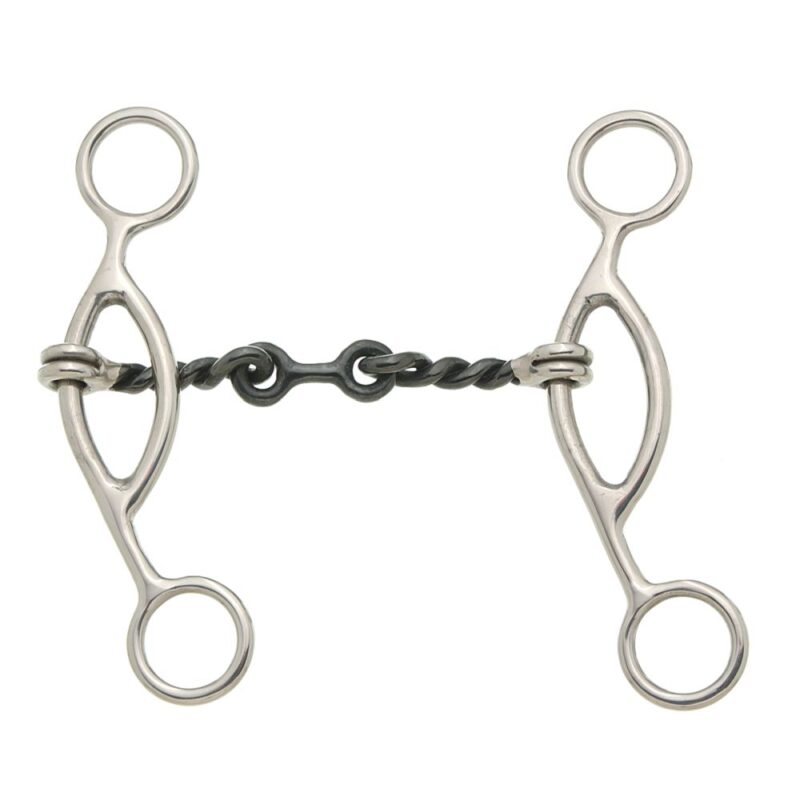 Tough1 Sweet Iron Gag Dogbone Snaffle