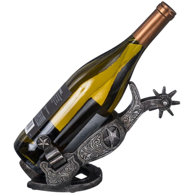 Cowboy Spur Wine Bottle Holder